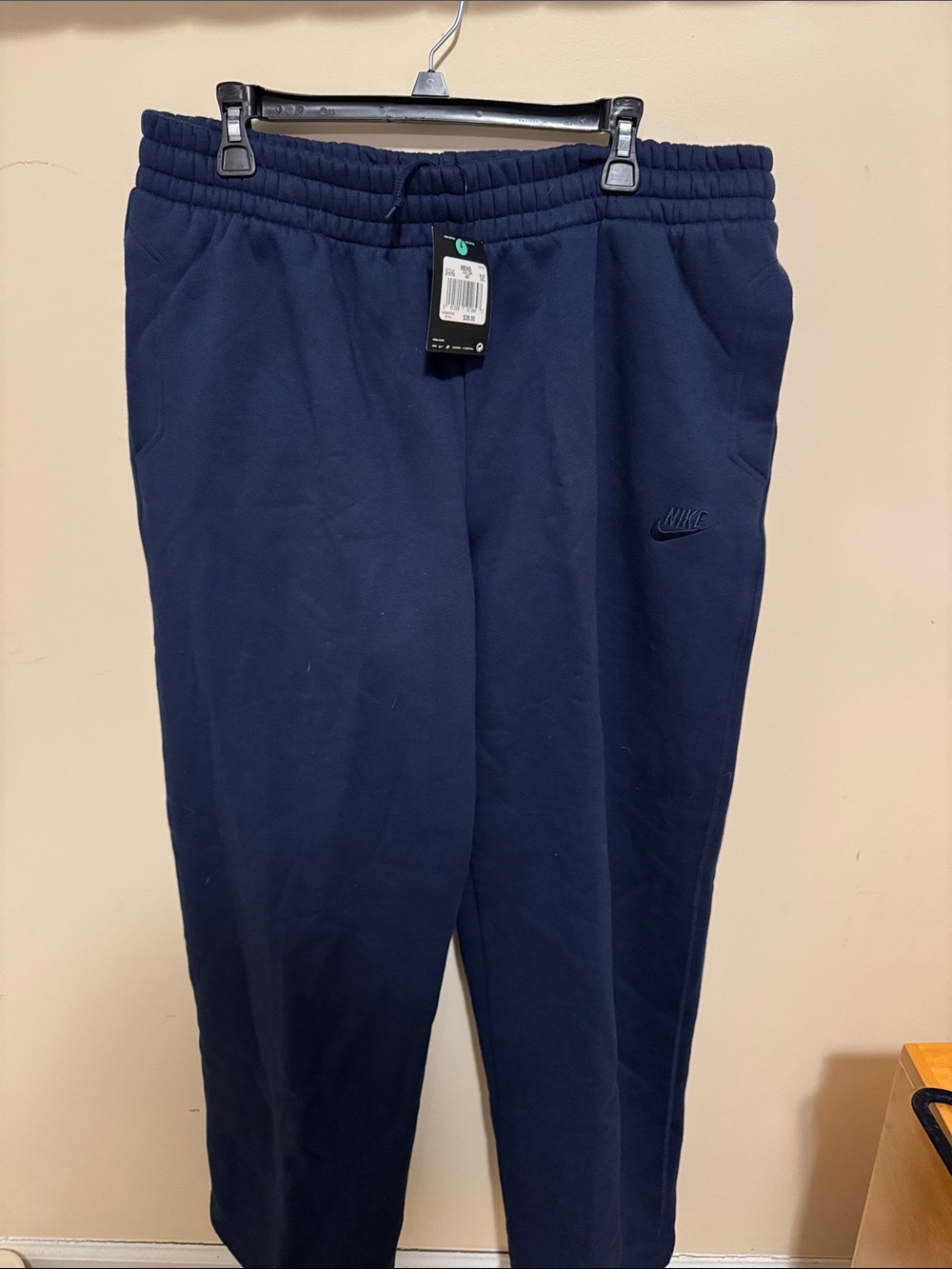 Nike Navy Blue Fleece Sweatpants